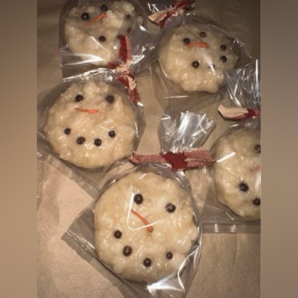 snowman candles
